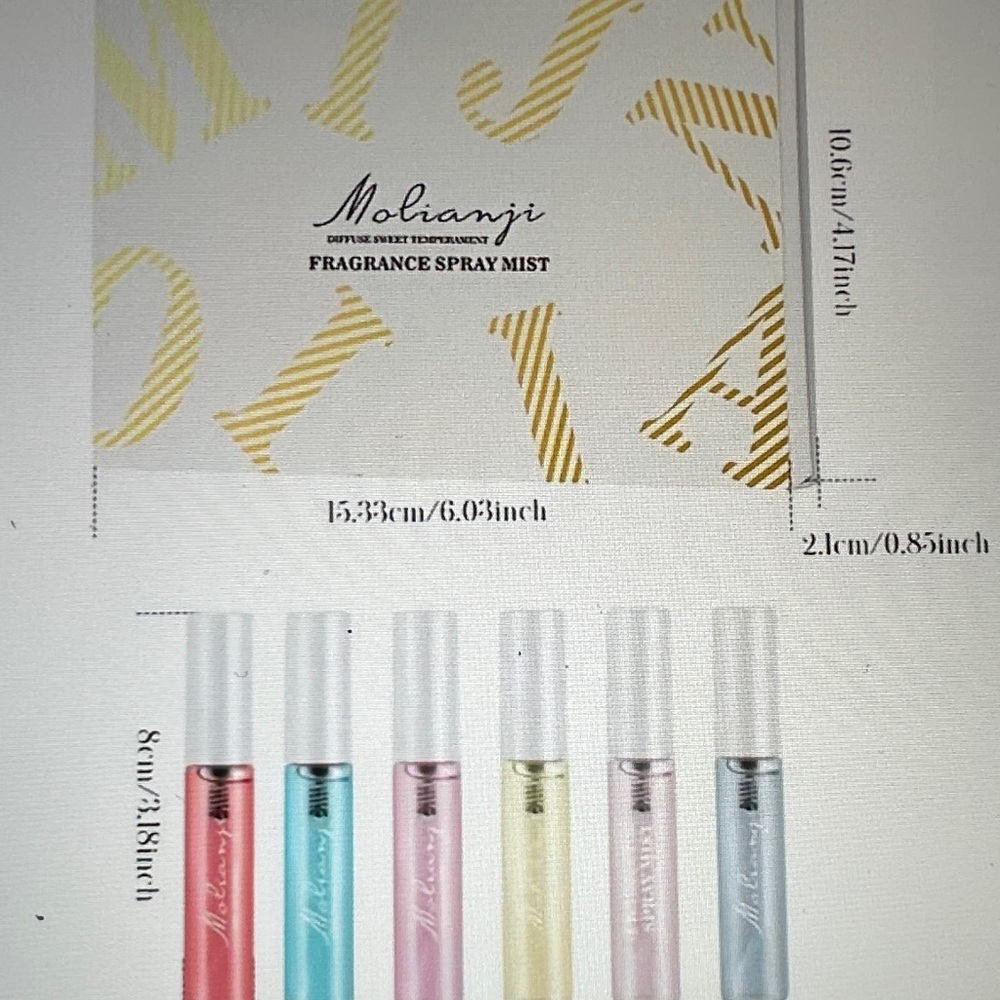 Last Set! Anna Molinari Fragrance Spray Mist Set - Multicolor. gift box set. - Picture 3 of 6